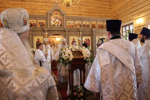 Югары Багражда реставрациядән соң  Изге Троица чиркәве ачылды