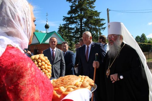 Югары Багражда реставрациядән соң  Изге Троица чиркәве ачылды