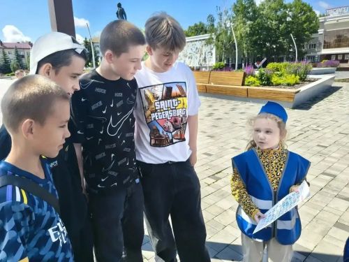Юные заинцы напомнили взрослым о безопасности на дорогах