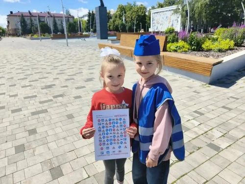 Юные заинцы напомнили взрослым о безопасности на дорогах