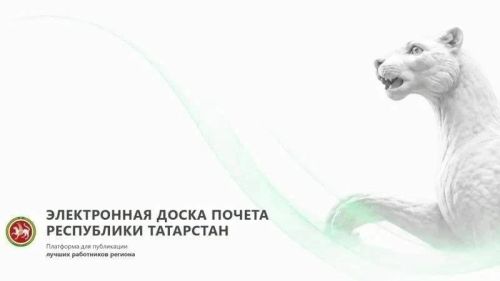 Электронную доску почета Татарстана посмотрели более 1,8 млн раз за неделю