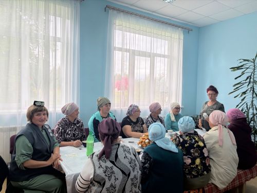 Югары Шепкәдә волонтерларны Мәлемнән Разия апа хөрмәтләде