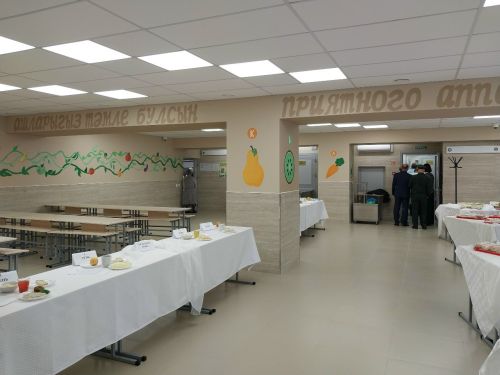 Зәйнең 6нчы мәктәбе ашханәсе капиталь ремонттан соң тантаналы төстә ачылды