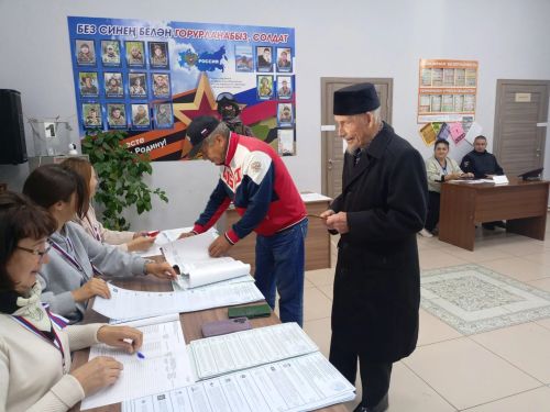96-летний Салих Зиннатов из Заинского района проголосовал на выборах