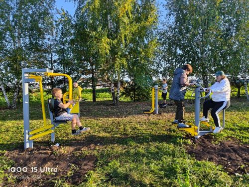 Иске Зәй бистәсендә яңа спорт мәйданчыгы барлыкка килде