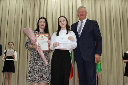 Вручение гранта главы района «Одарённый учитель – одарённый ученик»
