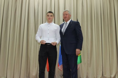 Вручение гранта главы района «Одарённый учитель – одарённый ученик»