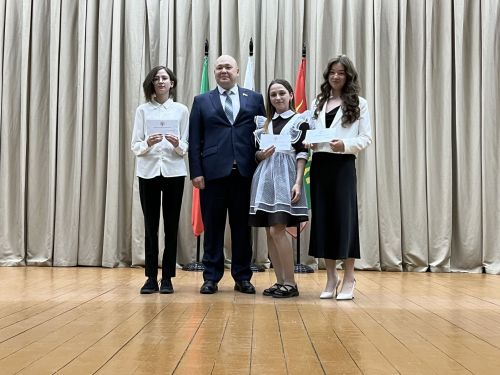 Вручение гранта главы района «Одарённый учитель – одарённый ученик»