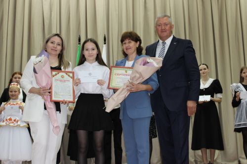 Вручение гранта главы района «Одарённый учитель – одарённый ученик»