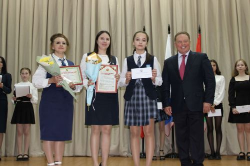 Вручение гранта главы района «Одарённый учитель – одарённый ученик»