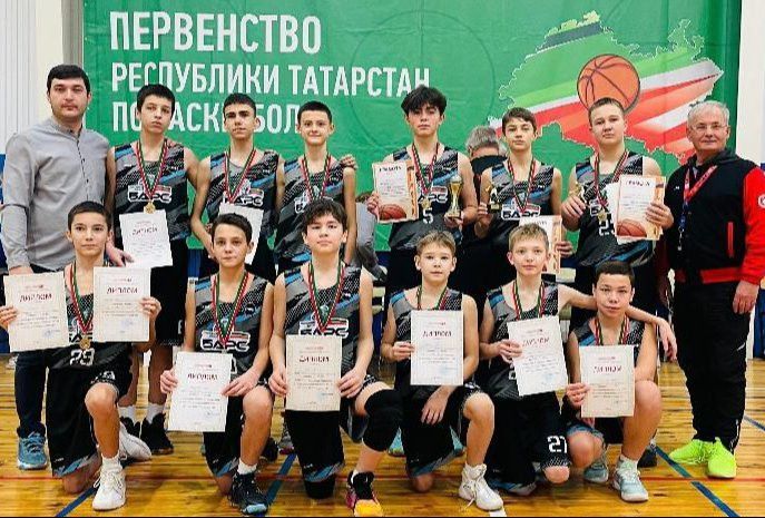 Баскетболисты из Заинска заняли первое место в группе Б Первенства Татарстана