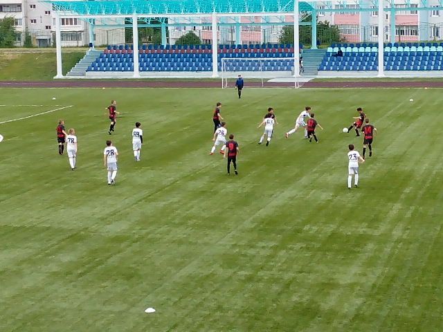 В Заинске прошла игра Первенства Татарстана по футболу