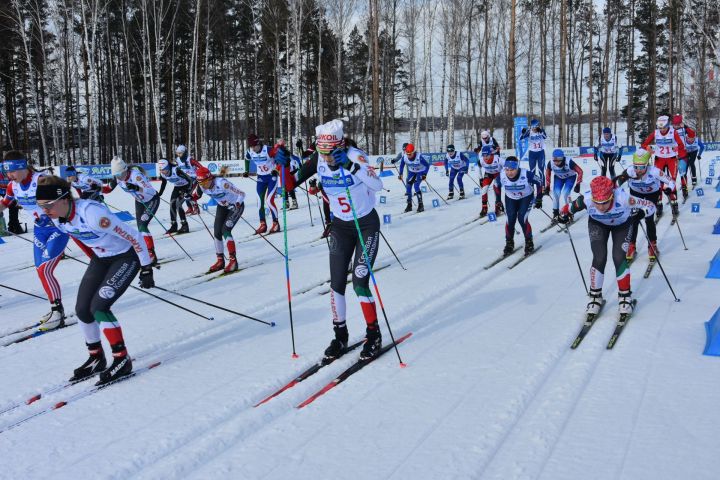 Заинская команда лыжников лидировала в третьем туре Чемпионата Татарстана