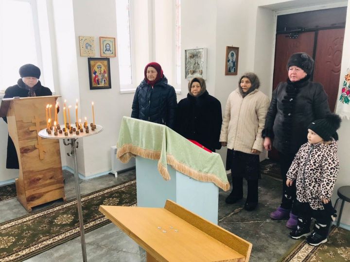 В селе Кабан-Бастрык прошел молебен в честь праздника Собора Архистратига Михаила