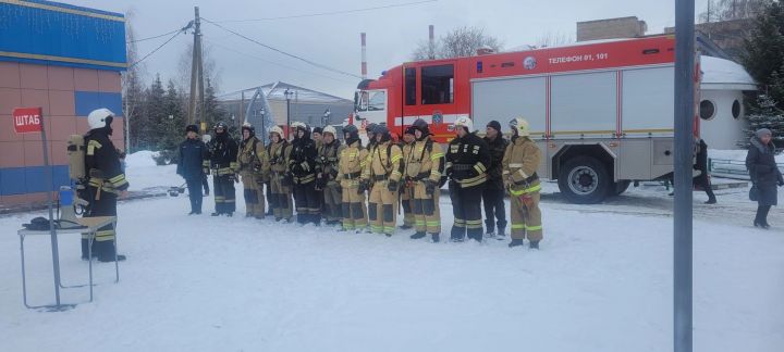 Зәйнең “Космос” кинотеатрында янгынга каршы өйрәнүләр үтте