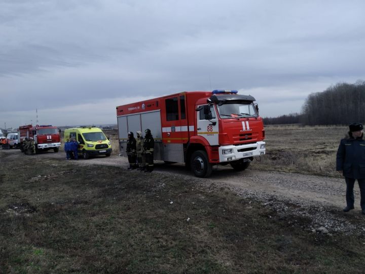 В Заинском районе спасатели оперативно отреагировали на сообщение о пожаре