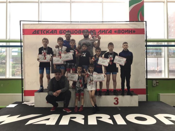 Спортсмены из Заинска стали призерами Детской борцовской лиги «Воин»