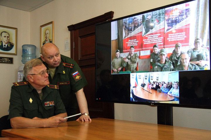В Казани прошел телемост для родственников мобилизованных