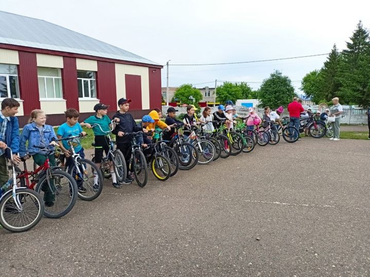 Летом дети добираются до пришкольных лагерей на велосипедах