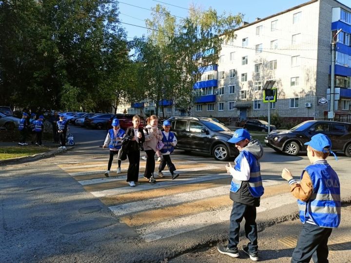 Юные инспекторы движения школы №2 помогли инспекторам ГИБДД