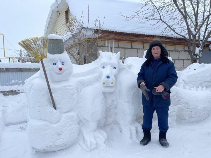 Заинцы могут проголосовать за лучший зимний двор в Татарстане