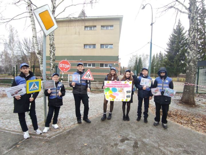 В Заинске ЮИДовцы провели акцию в память  о жертвах ДТП