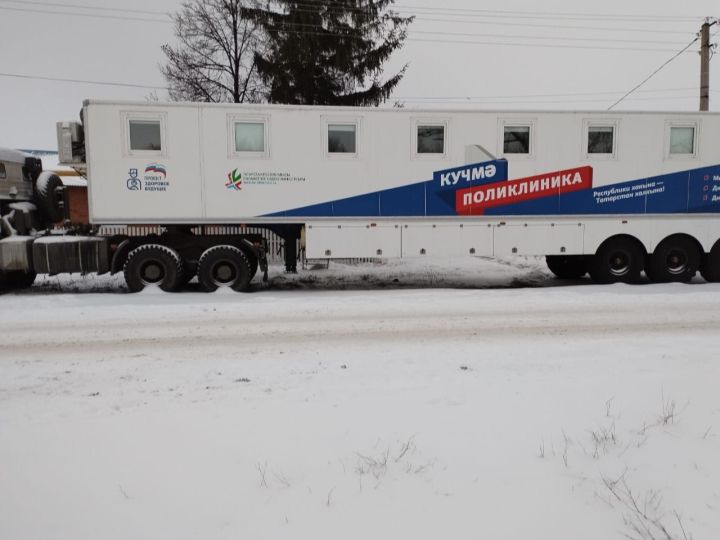 В Заинский район приехала мобильная поликлиника
