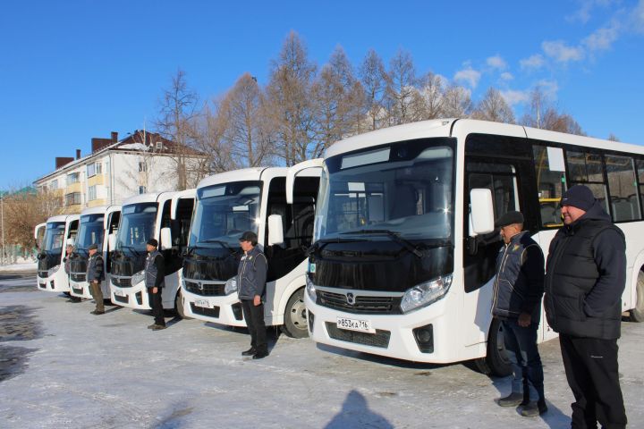 В Заинске 7 марта выйдут на линию новые автобусы