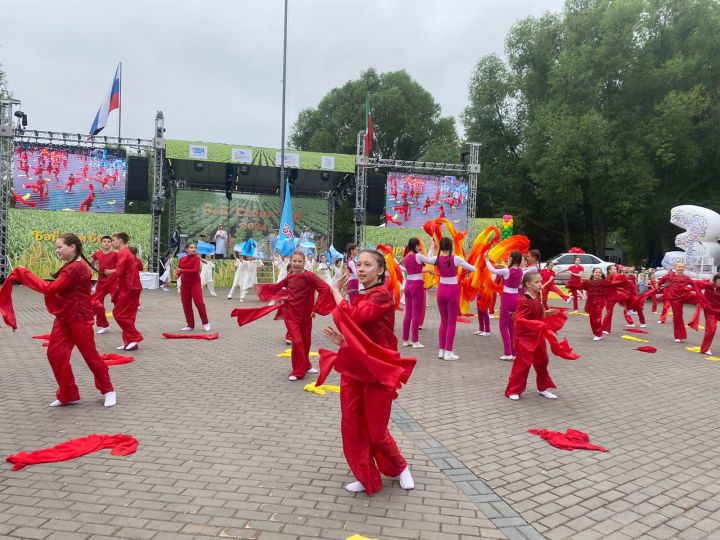 В Заинске торжественно открыли празднование Сабантуя