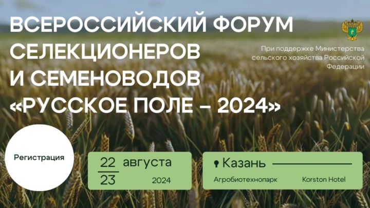 В Казани состоится форум «Русское поле – 2024»