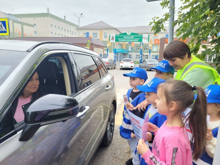 «Внимание – дети!»: в заинских детских садах дошколята призывают взрослых к внимательности