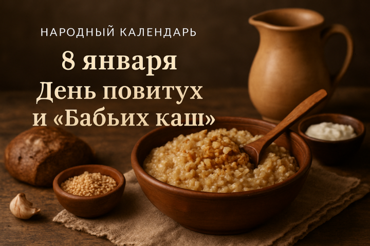 Народные приметы на 8 января: Бабьи каши и начало святочных гаданий
