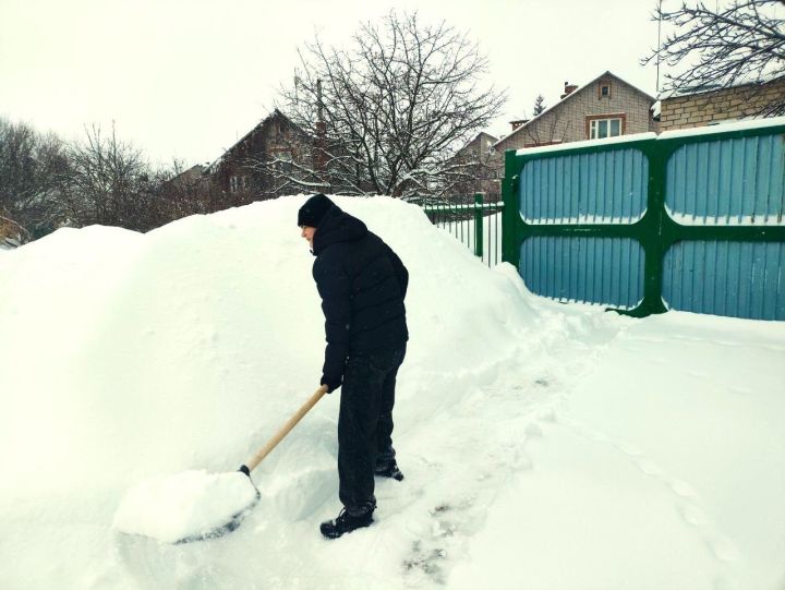 Зәй студентлары өлкәннәргә кар көрәргә булыша