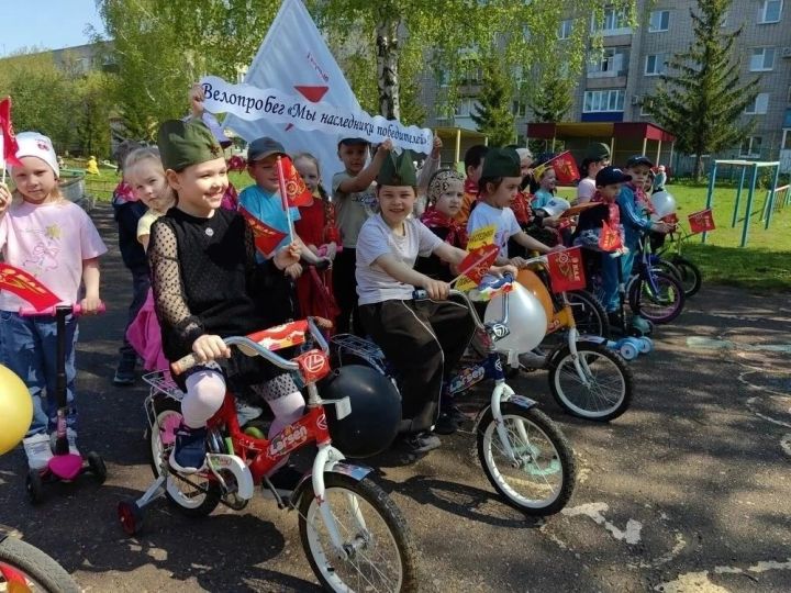 Сабыйлар “Без-җиңүчеләр варислары” велойөрешендә катнашты