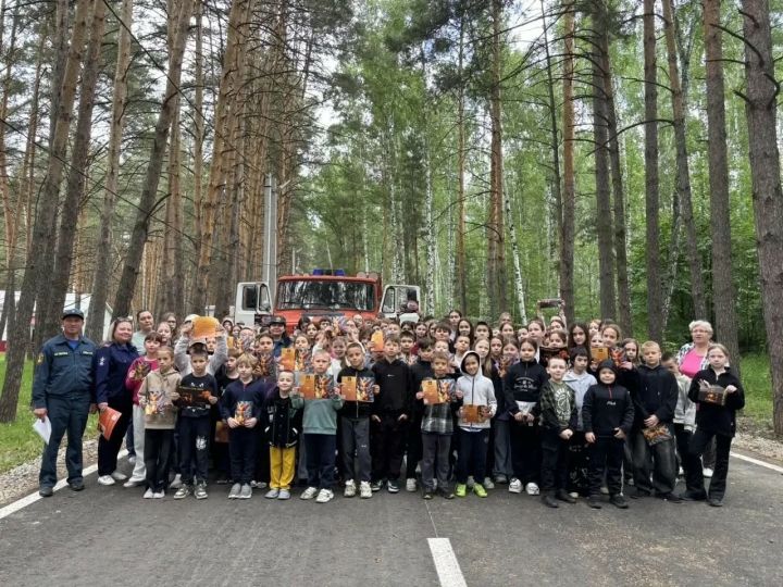 Зәйдә “Йолдызлык» балалар ял лагерында  куркынычсызлык дәресе узды