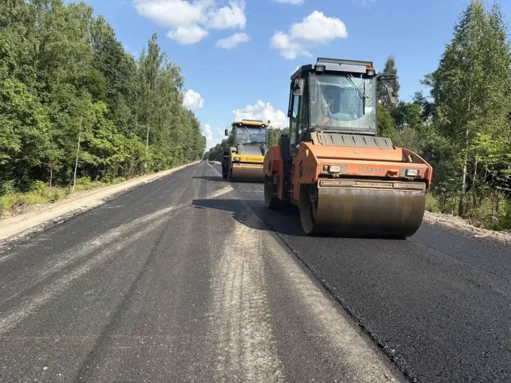 На дороге Заинск – Верхняя Уратма – Шереметьевка завершается капитальный ремонт