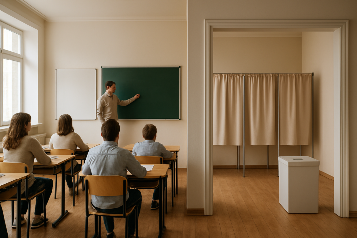 Школьники будут учиться во время выборов в Госдуму