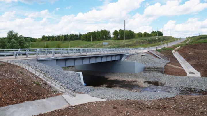 В Новошешминском районе отремонтировали мост через реку Секинесь